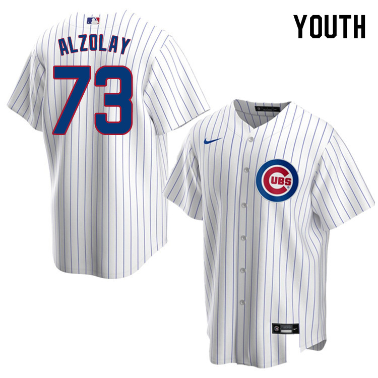 Nike Youth #73 Adbert Alzolay Chicago Cubs Baseball Jerseys Sale-White